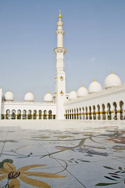 Schejk zayed-moskén i abu dhabi city — Stockfoto