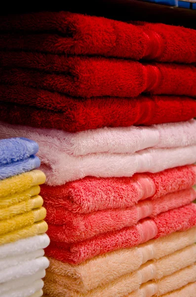 stock image Colored Towels closeup