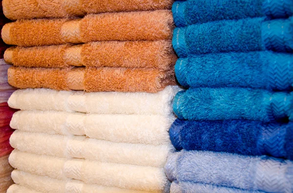 Stock image Colored Towels closeup