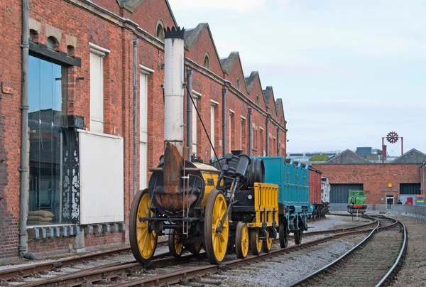 Stephensons "rocket" lokomotiv — Stockfoto