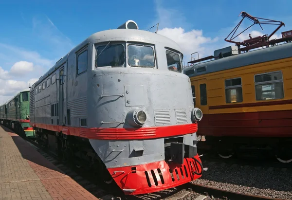 Te-2 locomotief — Stockfoto