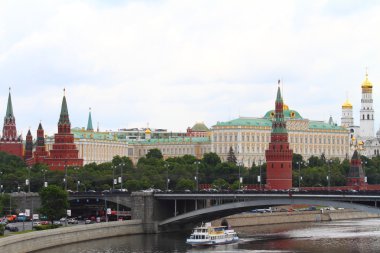 Panorama Kremlin Embankment clipart