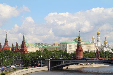 Panorama Kremlin Embankment clipart