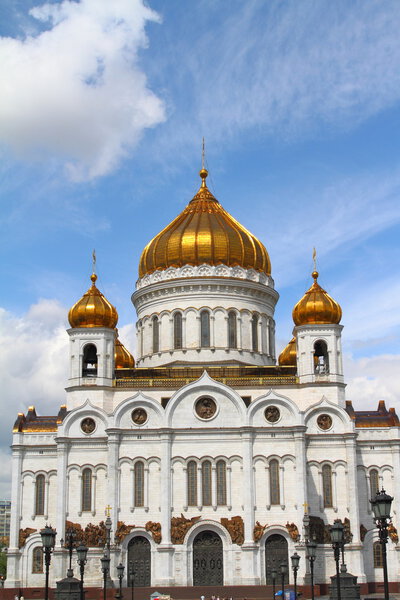 Cathedral of Christ the Savior main religious Christian Church in Russia