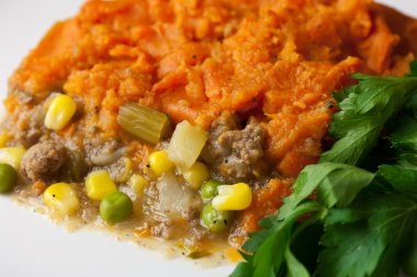 Sweet Potato Shepherds Pie clipart