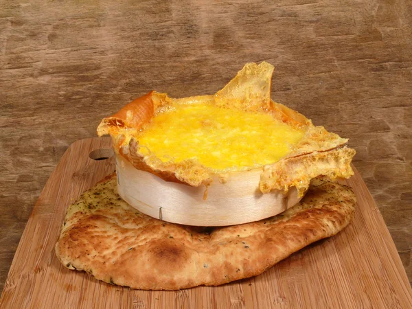 Rustic oven cheese — Stock Photo, Image