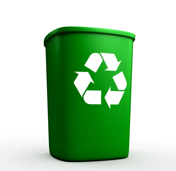 Um recipiente para reciclagem — Fotografia de Stock