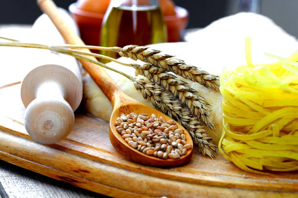 stock image Wheat and bread