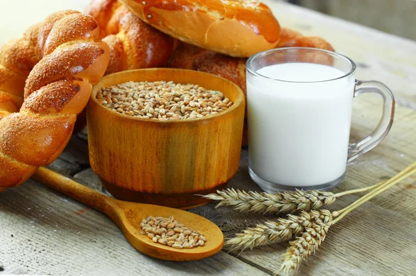 stock image Wheat and bread