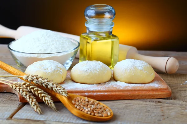 Пшеница и хлеб — стоковое фото