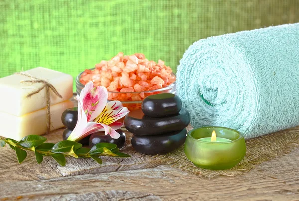 Accesorios de spa para masajes y belleza —  Fotos de Stock