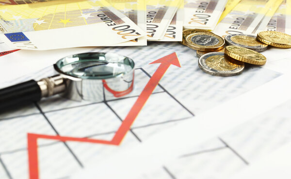 графики и диаграммы на таблице
