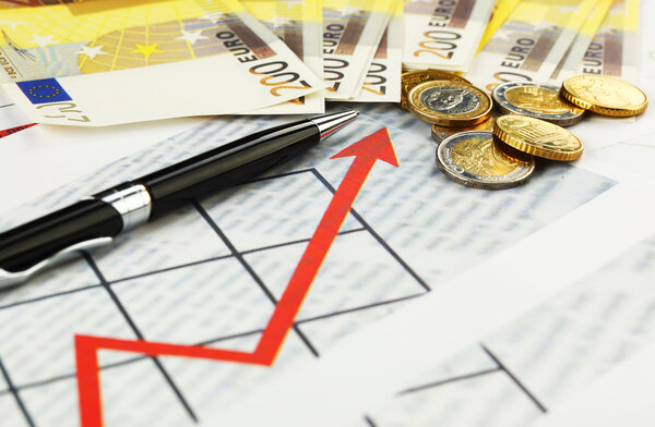 графики и диаграммы на таблице
