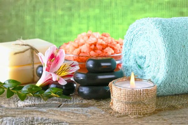 Wellness-Accessoires für Massage und Schönheit — Stockfoto