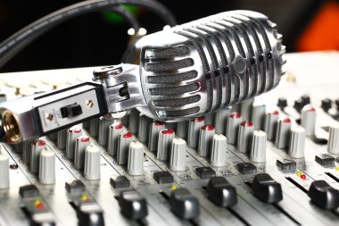 Sound mixer clipart