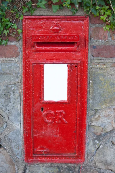 stock image Red postbox