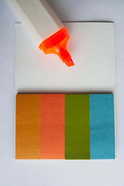 Blocco note colorato — Foto Stock