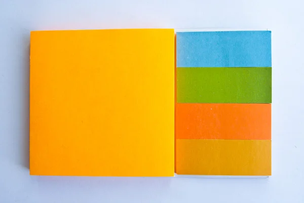 Kleurrijke notpad — Stockfoto