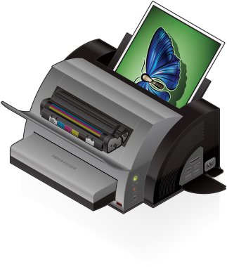 LaserJet Printer clipart