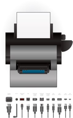 LaserJet Printer clipart