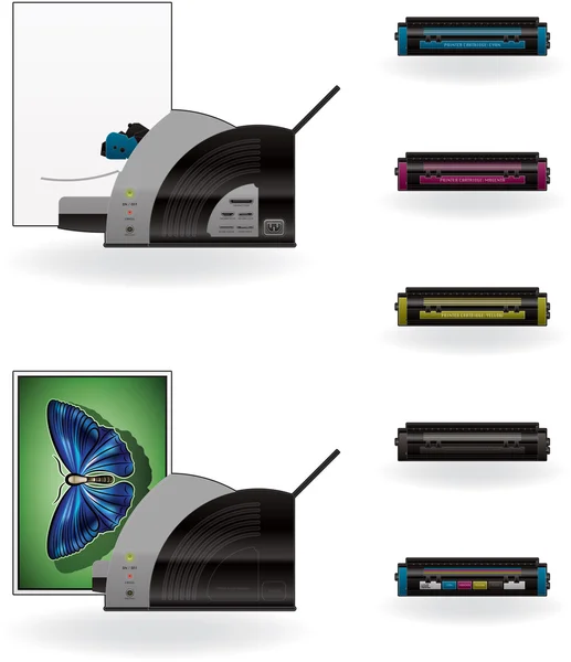 Imprimante LaserJet — Image vectorielle