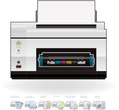 LaserJet Printer clipart