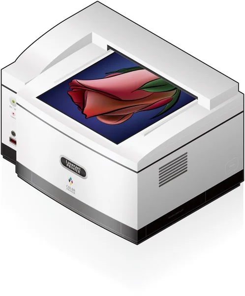 Impresora LaserJet — Vector de stock