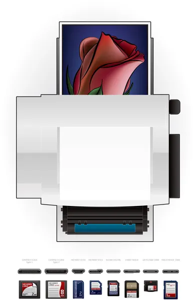 Принтер LaserJet — стоковый вектор
