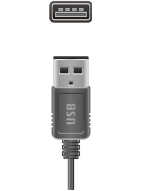 Computer cable clipart