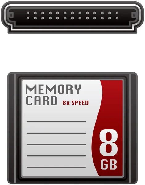 Cartão de memória — Vetor de Stock