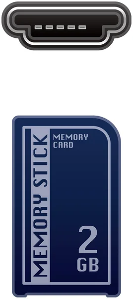Memória kártya — Stock Vector