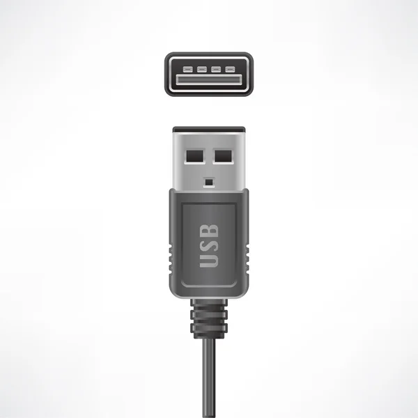 USB tipi bir — Stok Vektör