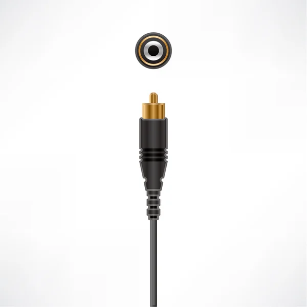 Coaxial cable — Wektor stockowy