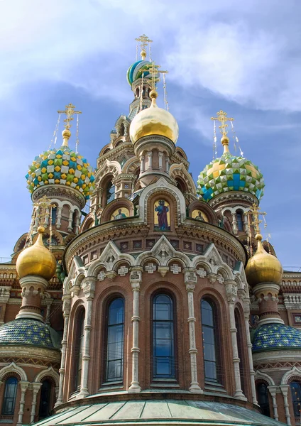 Templo Spas-na-krovi. Rússia, São Petersburgo . — Fotografia de Stock