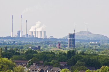 Görünüm ruhr bölgesinin