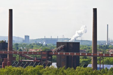 Görünüm ruhr bölgesinin