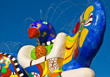 Lifesaver from Niki de Saint Phalle in Duisburg clipart