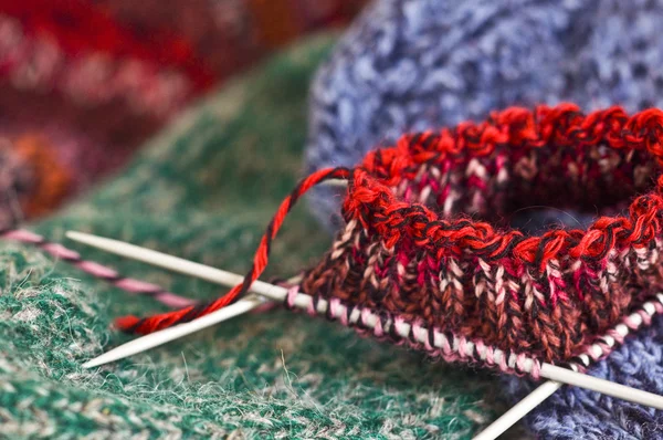 Knitting — Stock Photo, Image