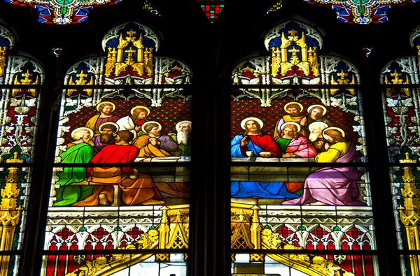 Stained glass windows — Stock Photo, Image
