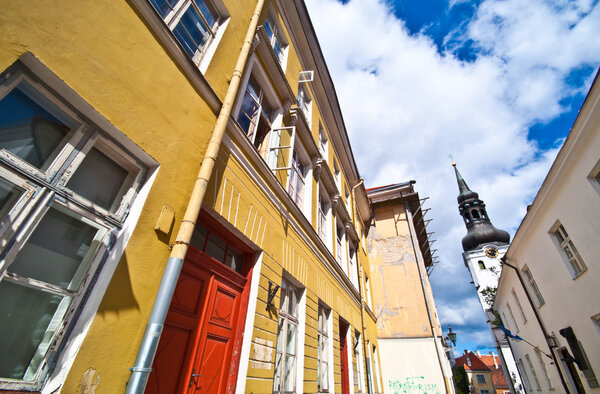 Detail of the old city of Tallinn