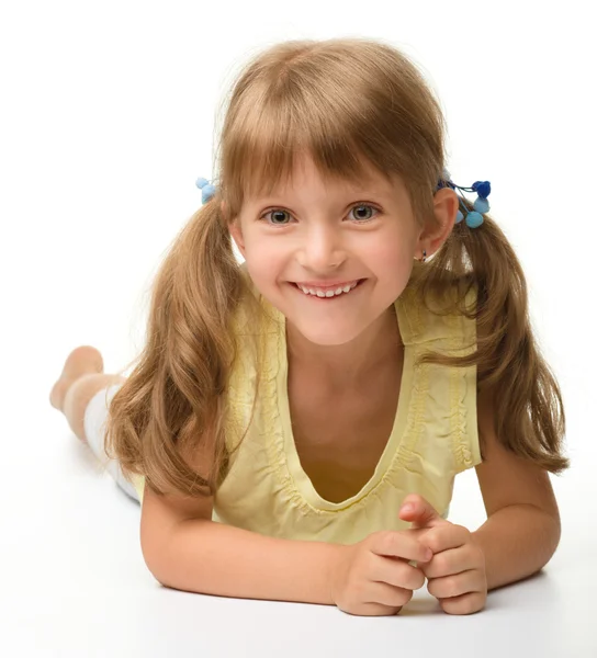 Ritratto di una bambina felice — Foto Stock