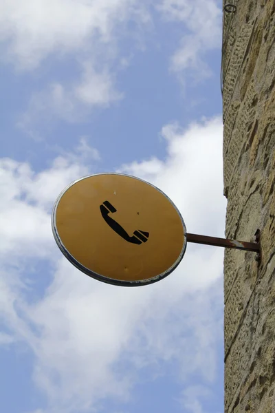 stock image Old phone sign