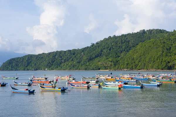 Fishing boats parking — Stock Photo, Image