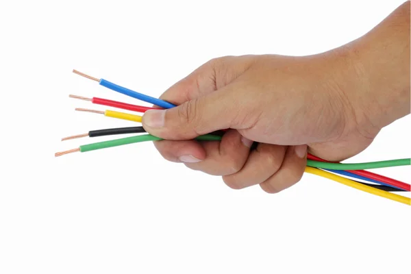 Электрический кабель — стоковое фото