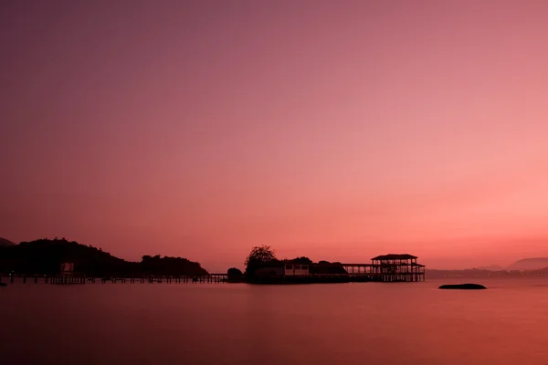 Закат на острове Пангкор — стоковое фото