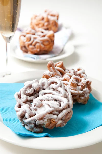 stock image Traditional finnish May Day funnel cake