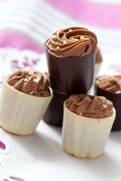 Chocolade pralines — Stockfoto