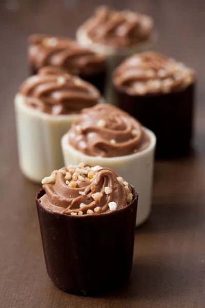 Pralinki czekoladowe — Zdjęcie stockowe
