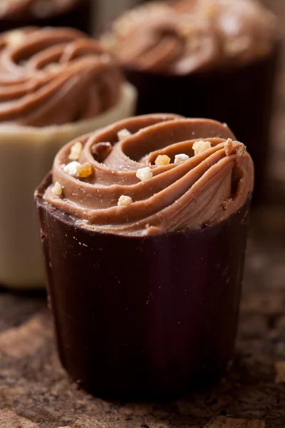 Pralinés de chocolate — Foto de Stock