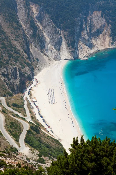 Myrtos beach, Kefalonia — Stock Photo, Image
